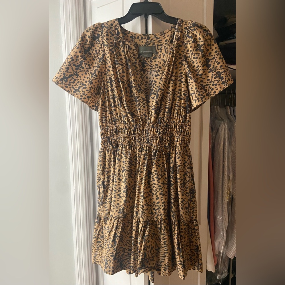 Anthropologie Somerset Dress - Tan/Black